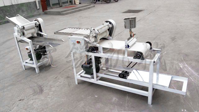 仿手工搟面皮機設備